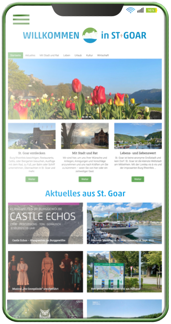 Webdesign Boppard Oberwesel Kaub Bingen Koblenz